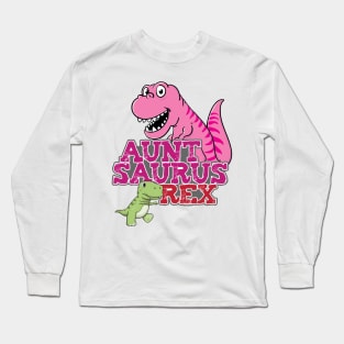 'Auntsaurus Rex' Cool Dinosaurs T Rex Long Sleeve T-Shirt